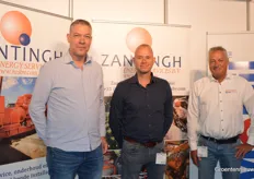 Bauke Kootstra en Robert de Bruin van Zantingh Energy Services bv samen met Ad Liefhebber van Den Hartog